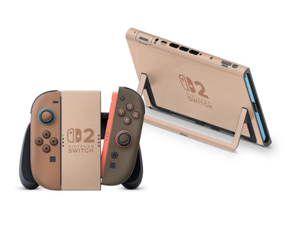Caramel Mocha Nintendo Switch 2 Skin