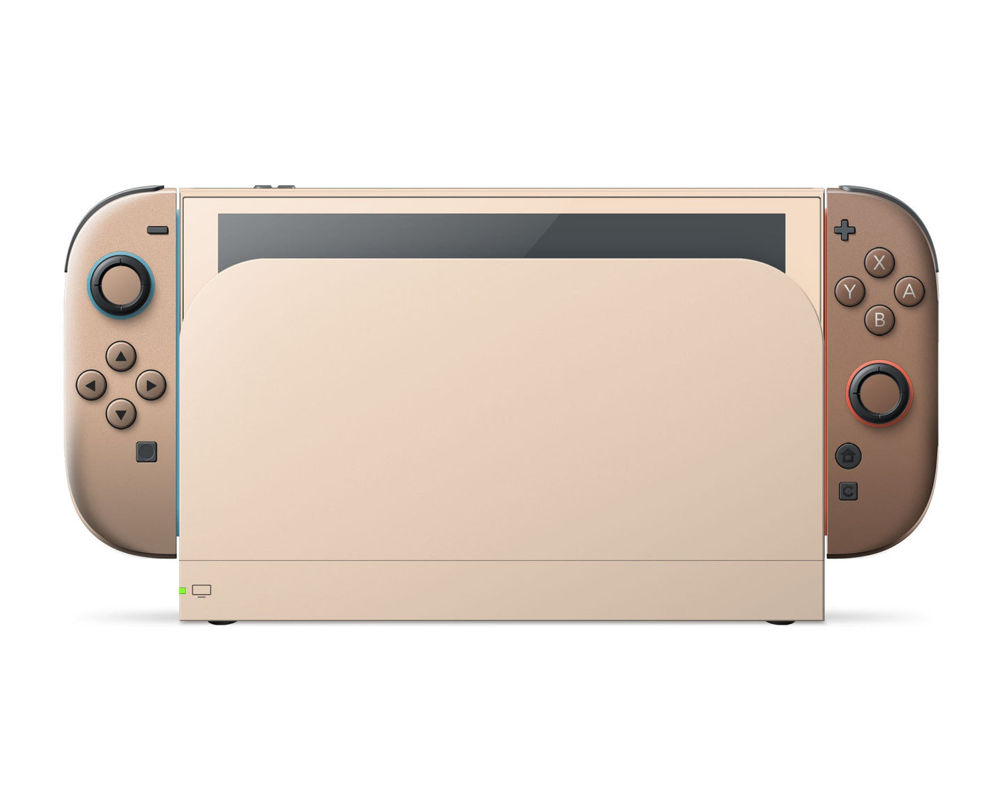 Lux Skins Nintendo Switch 2 Iced Latte Classic no logo Skins - Solid Colours Colour Blocking Skin