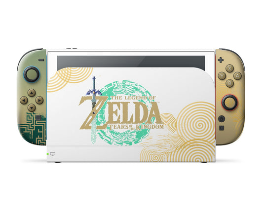 Lux Skins Nintendo Switch 2 Legend of Zelda Tears of the Kingdom Full Set Skins - Pop culture Zelda Skin