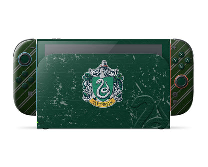 Lux Skins Nintendo Switch 2 Harry Potter Slytherin Full Set Skins - Pop culture Harry Potter Skin