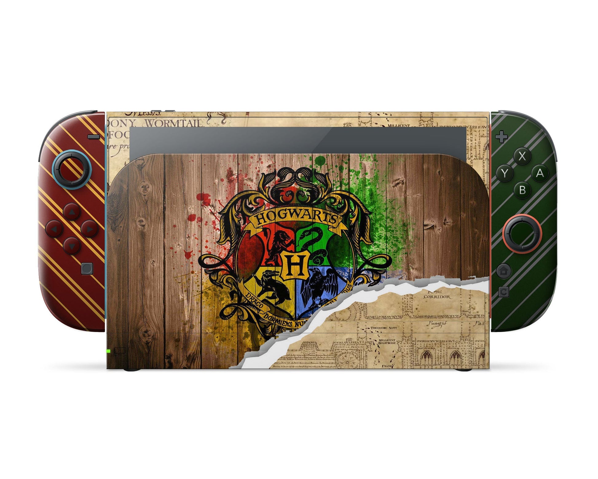 Lux Skins Nintendo Switch 2 Harry Potter Marauders Map Full Set Skins - Pop culture Harry Potter Skin