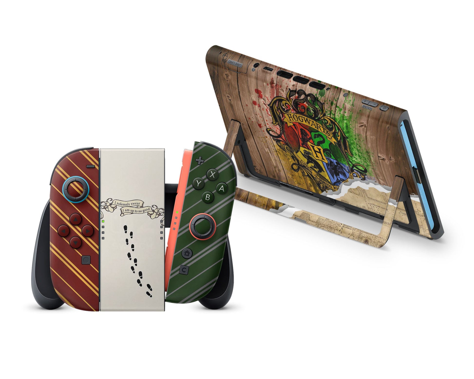 Lux Skins Nintendo Switch 2 Harry Potter Marauders Map Full Set Skins - Pop culture Harry Potter Skin