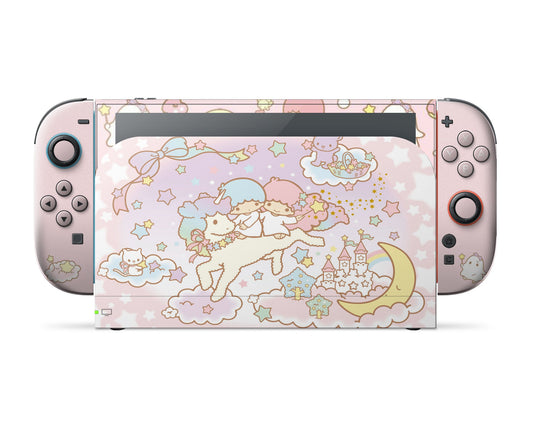 Lux Skins Nintendo Switch 2 Little Twin Stars Pony Full Set Skins - Anime Little Twin Stars Skin