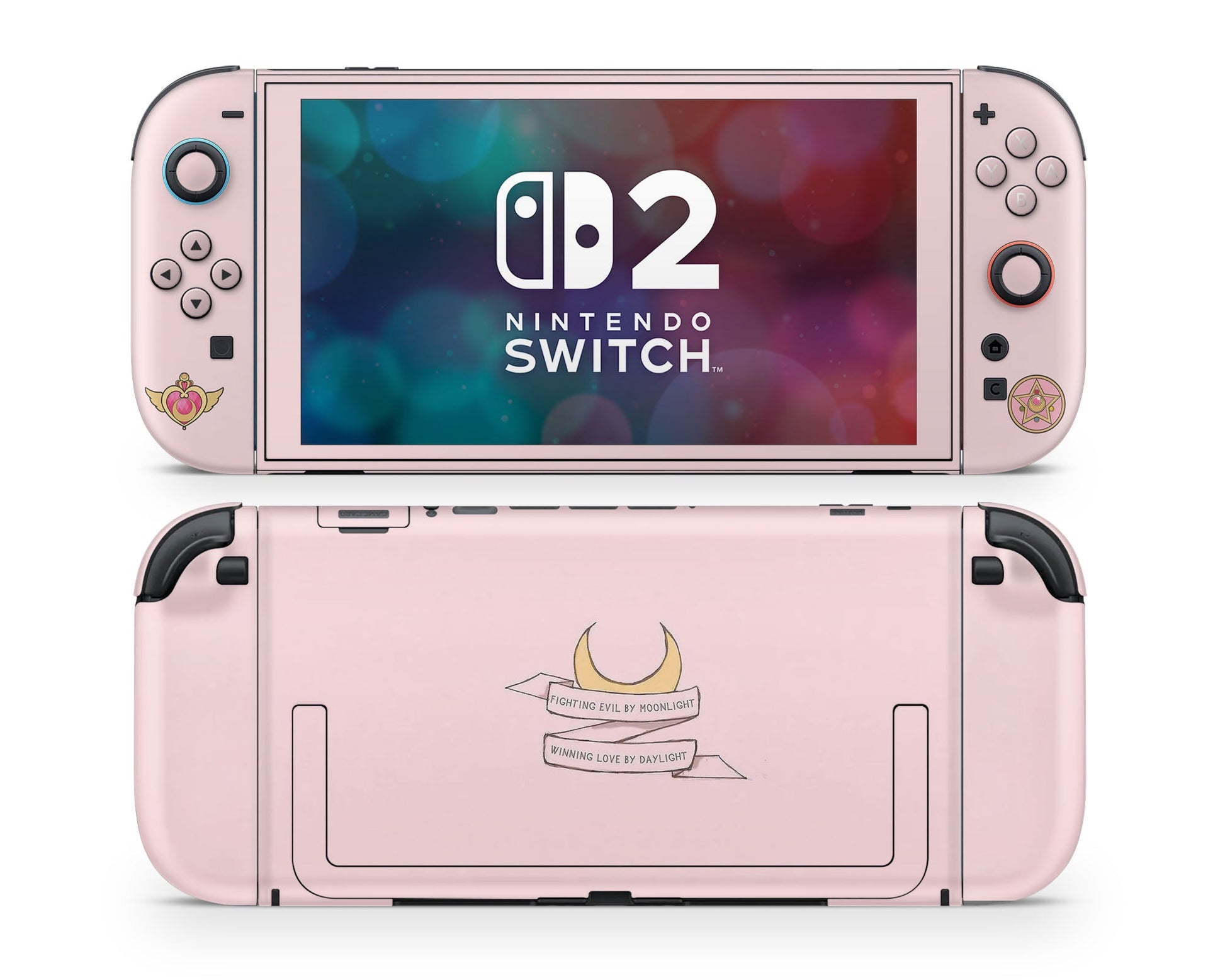 Lux Skins Nintendo Switch 2 Sailor Moon Fighting Evil By Moonlight Joycons Only Skins - Pop Culture Sailor Moon Skin