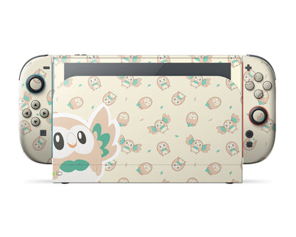 Lux Skins Nintendo Switch 2 Pokemon Rowlet Full Set Skins - Pop culture Pokemon Skin