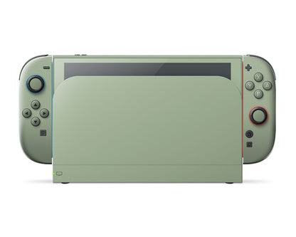Lux Skins Nintendo Switch 2 Clover Green Classic no logo Skins - Solid Colours Solid Colours Skin