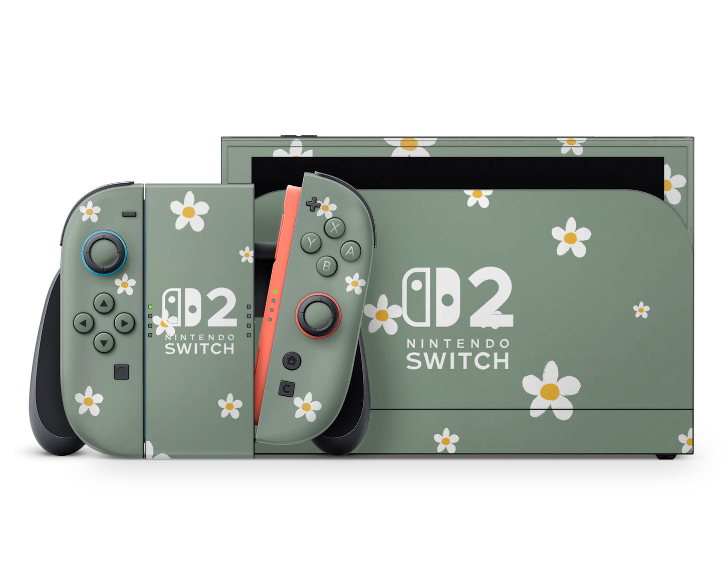 Forest Daisy Nintendo Switch 2 Skin
