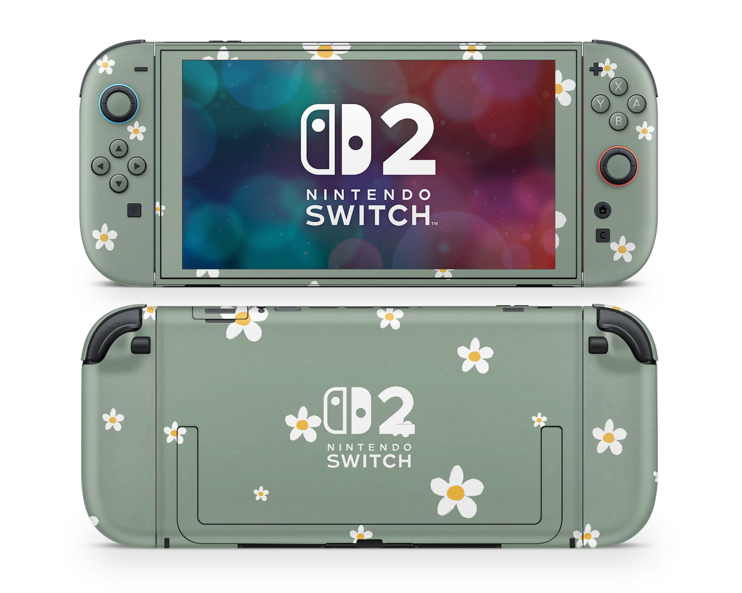 Forest Daisy Nintendo Switch 2 Skin