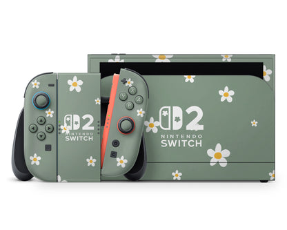 Forest Daisy Nintendo Switch 2 Skin
