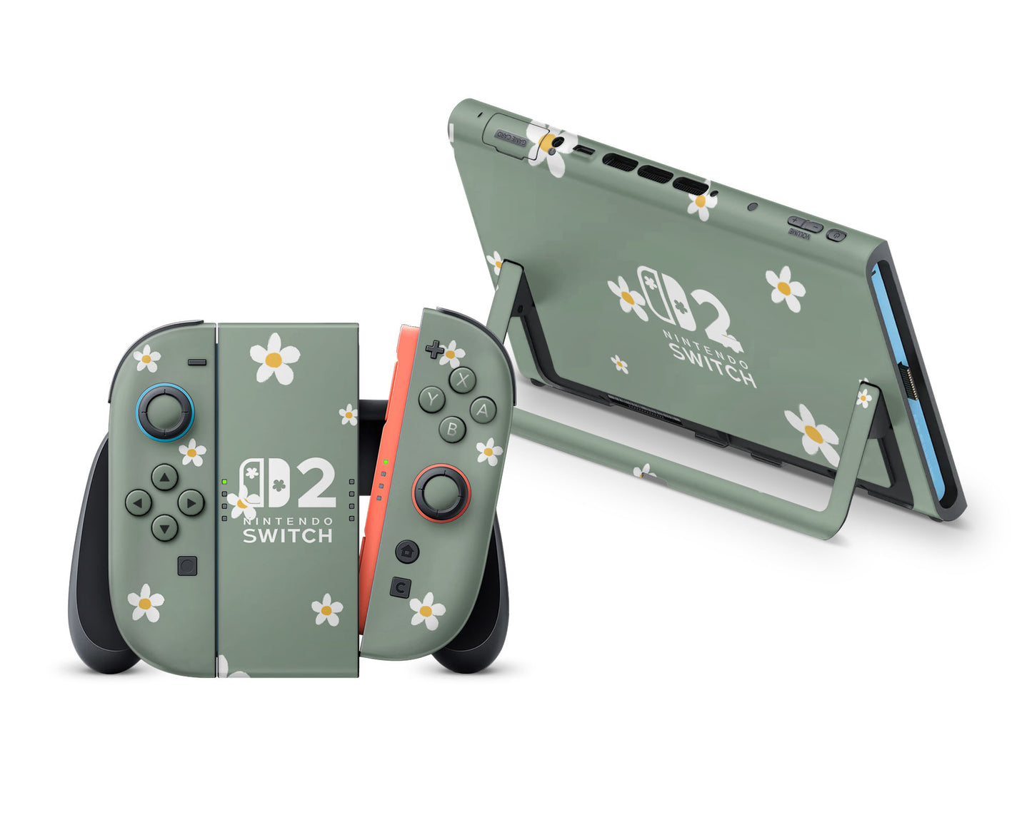 Forest Daisy Nintendo Switch 2 Skin