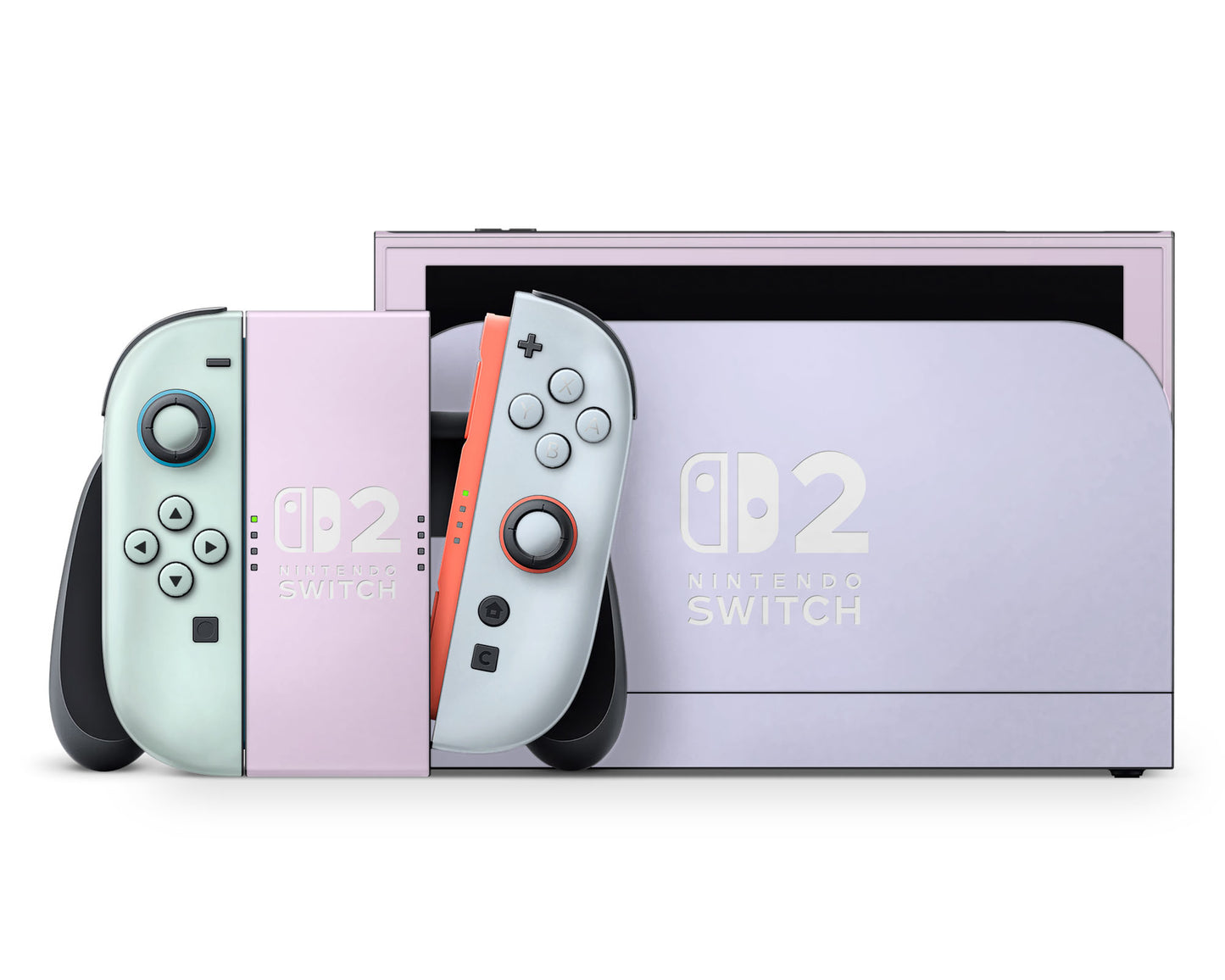 Pastel Macaron Teaparty Nintendo Switch 2 Skin