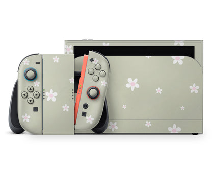 Matcha Daisy Nintendo Switch 2 Skin