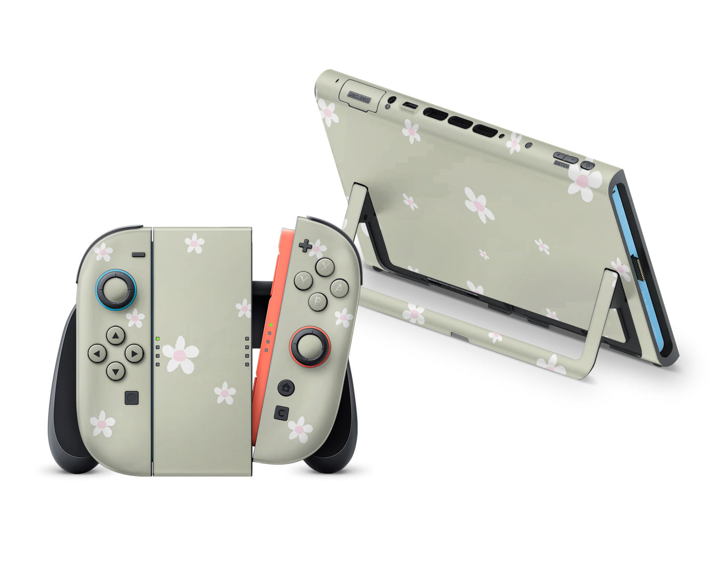 Matcha Daisy Nintendo Switch 2 Skin
