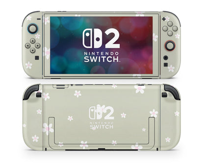 Matcha Daisy Nintendo Switch 2 Skin