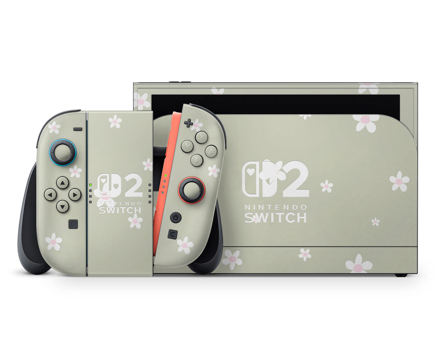 Matcha Daisy Nintendo Switch 2 Skin