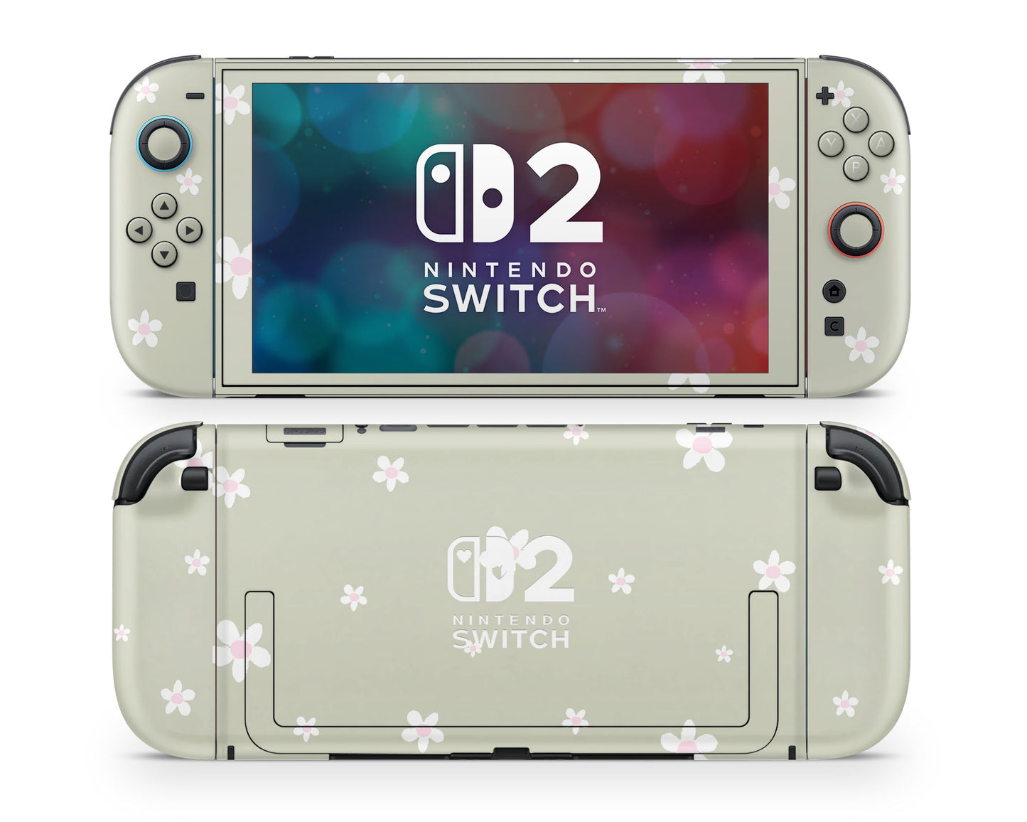 Matcha Daisy Nintendo Switch 2 Skin