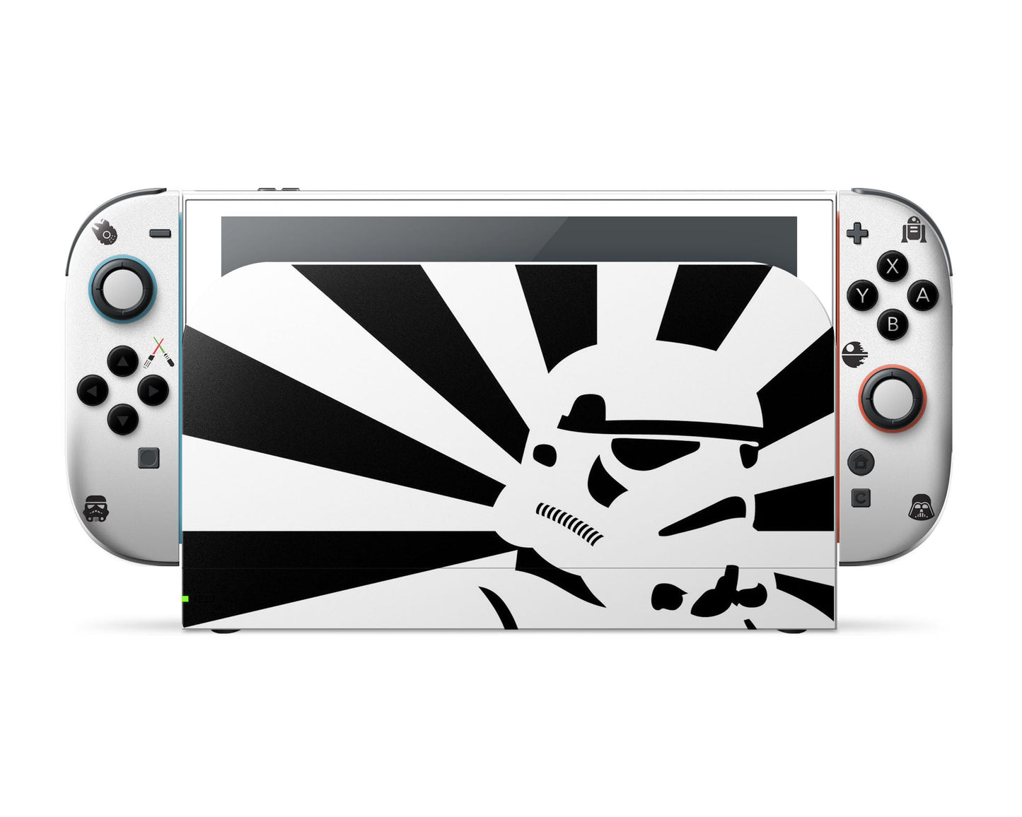 Lux Skins Nintendo Switch 2 Star Wars Stormtrooper White Minimalist Full Set Skins - Pop culture Star Wars Skin