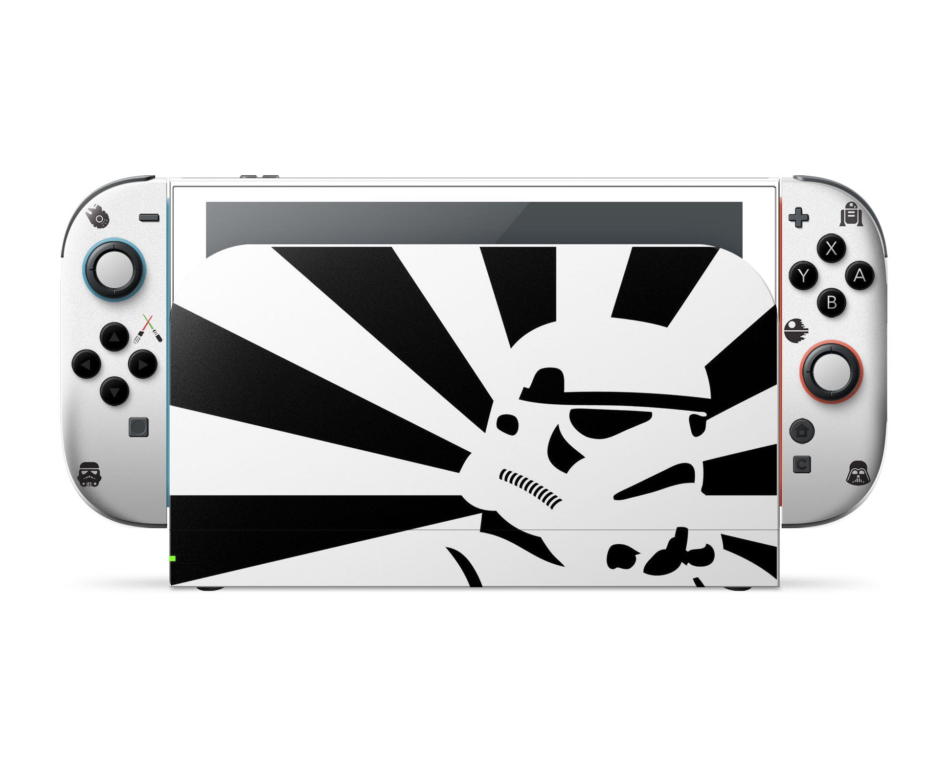 Lux Skins Nintendo Switch 2 Star Wars Stormtrooper White Minimalist Full Set Skins - Pop culture Star Wars Skin