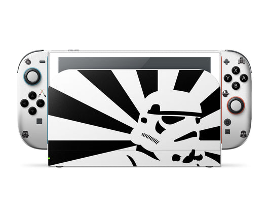 Lux Skins Nintendo Switch 2 Star Wars Stormtrooper White Minimalist Full Set Skins - Pop culture Star Wars Skin