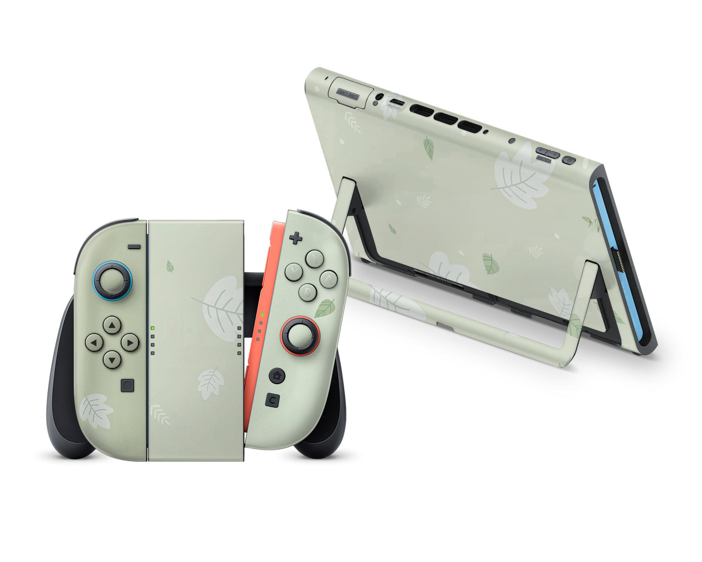 Matcha Leaves Nintendo Switch 2 Skin