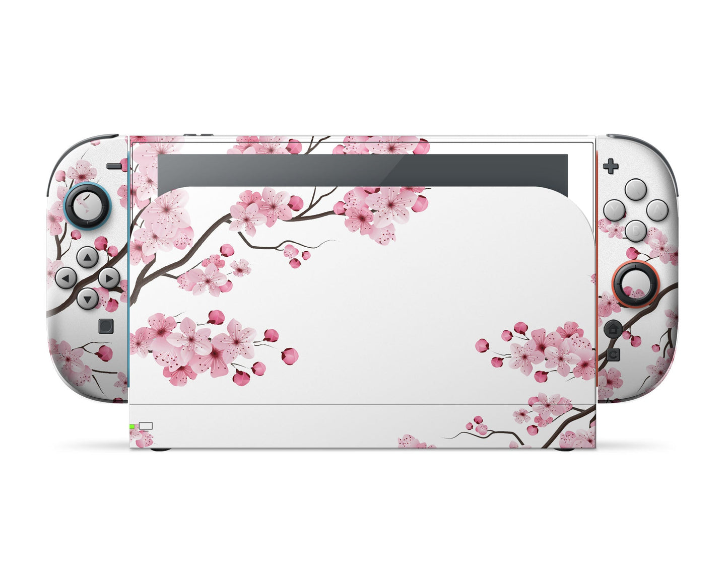 Lux Skins Nintendo Switch 2 White Cherry Blossom Classic no logo Skins - Art Floral Skin