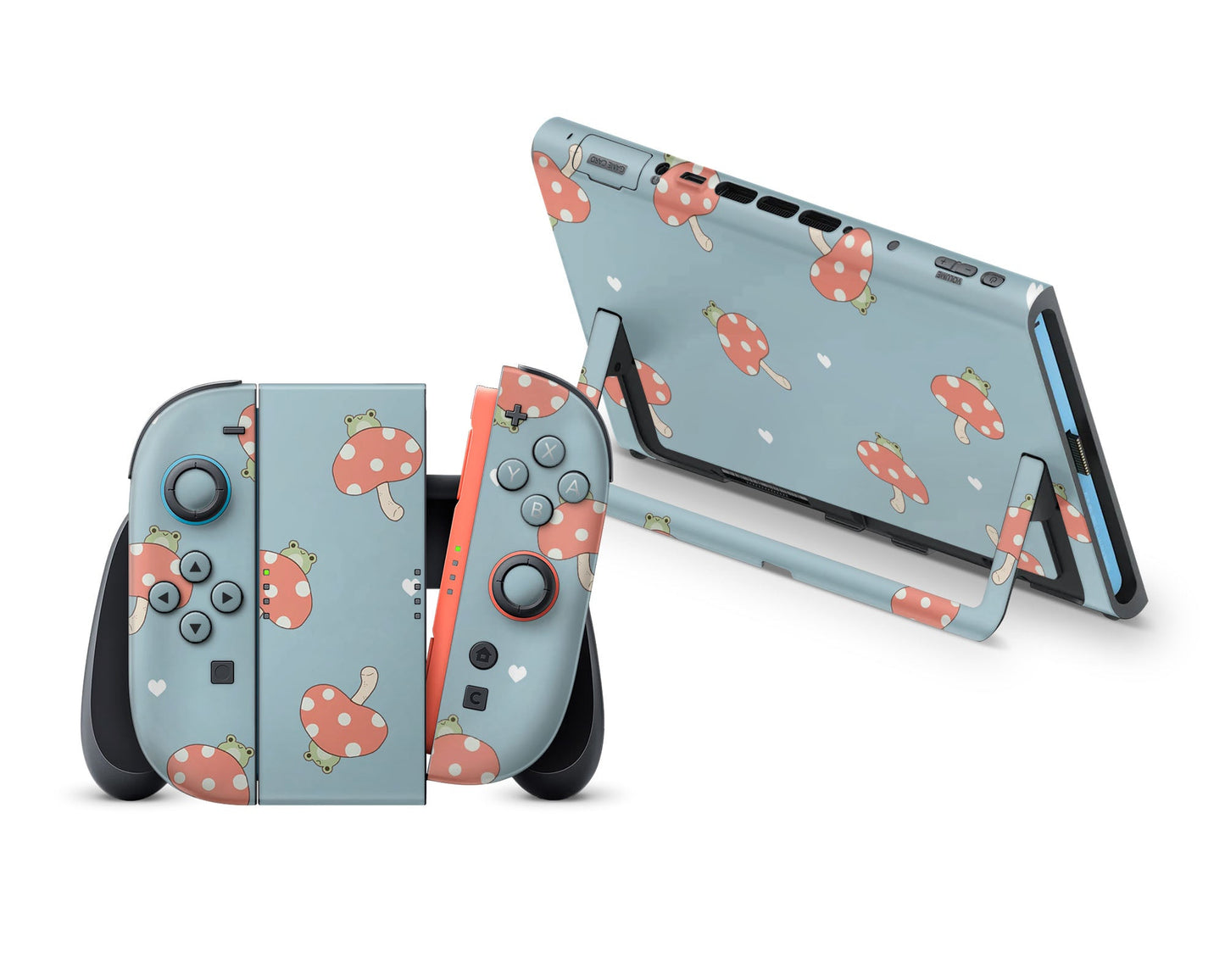 Froggie Toadstool Mushroom Nintendo Switch 2 Skin