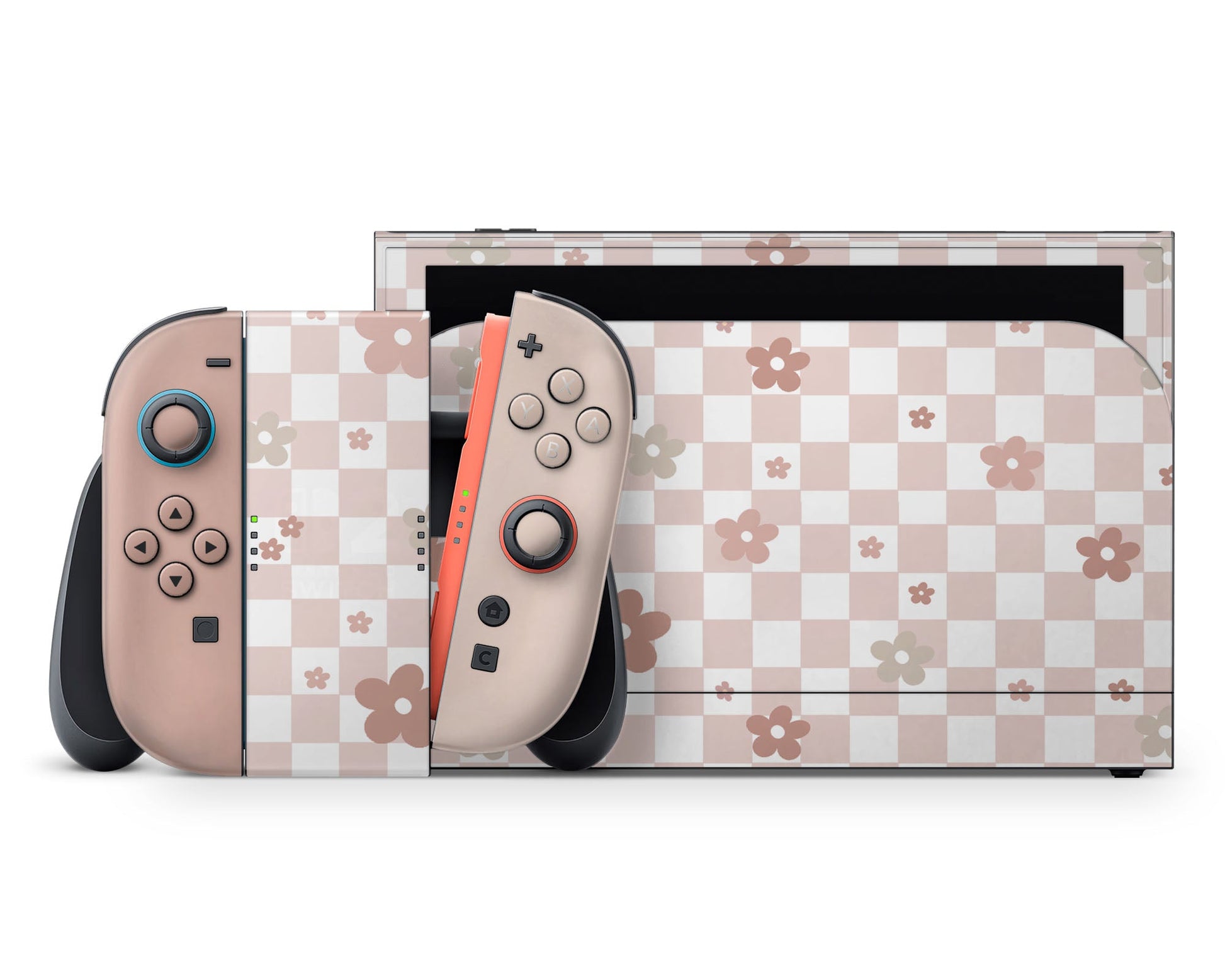 Lux Skins Nintendo Switch 2 Ceramic Rose Danish Pastel Classic no logo Skins - Art Floral Skin