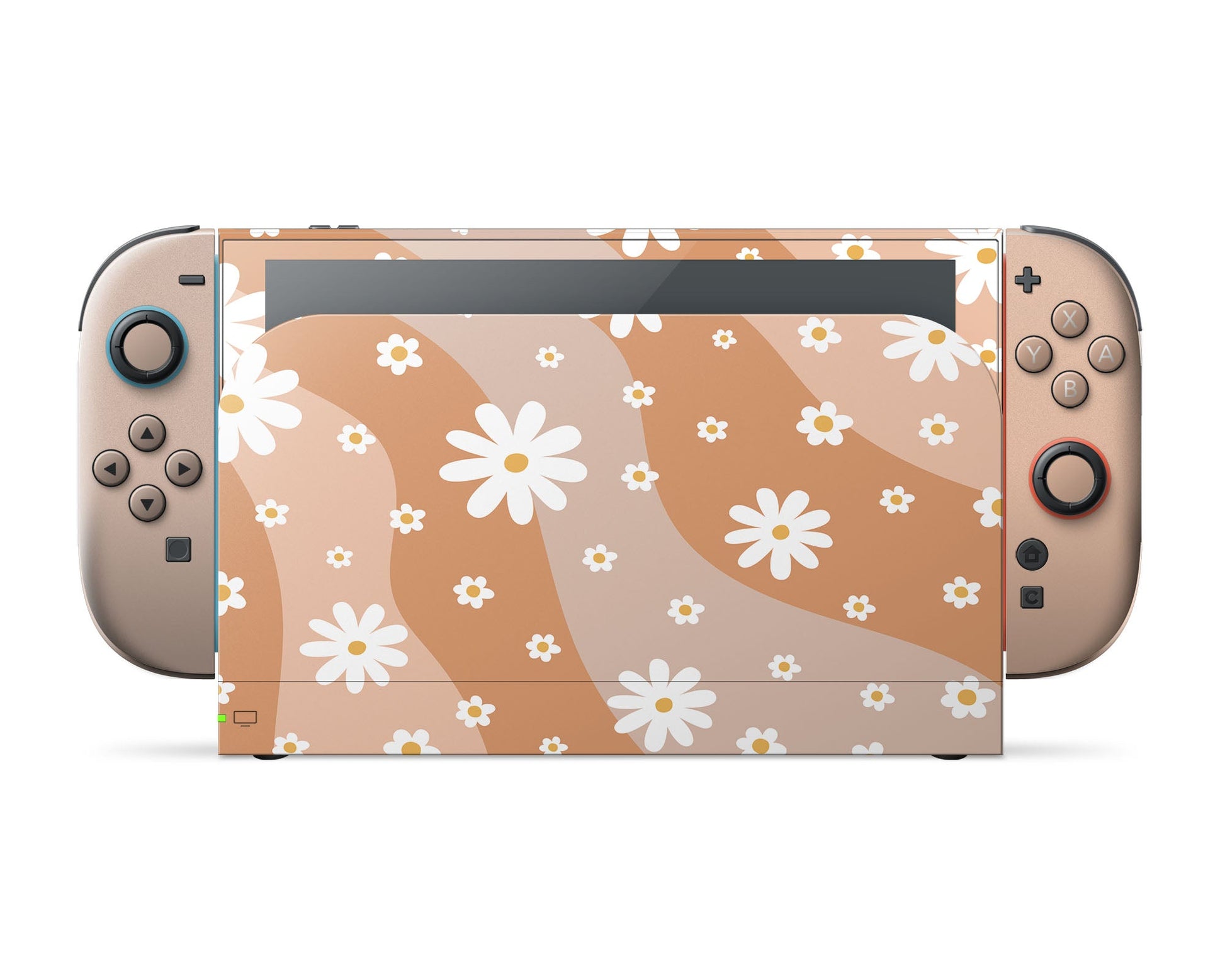 Lux Skins Nintendo Switch 2 Summer Daisy Classic no logo Skins - Art Floral Skin