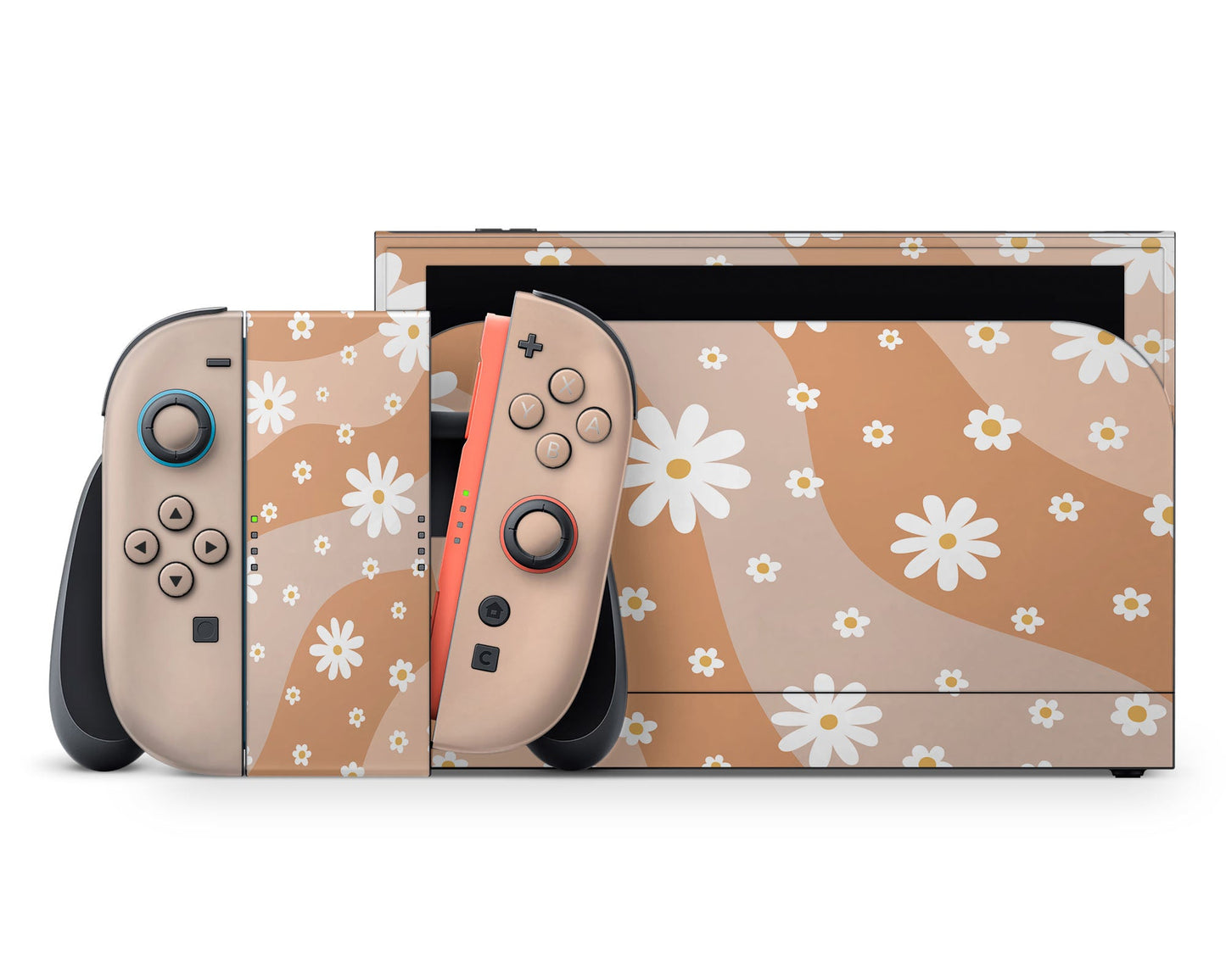 Lux Skins Nintendo Switch 2 Summer Daisy Classic no logo Skins - Art Floral Skin