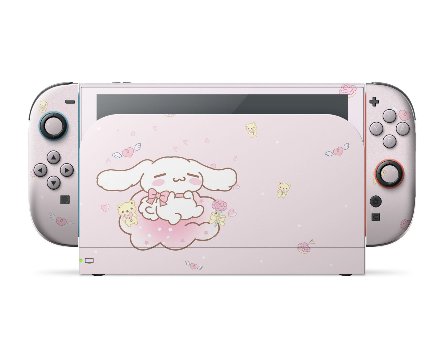 Lux Skins Nintendo Switch 2 Cinnamoroll Cloud Pink Full Set Skins - Anime Cinnamoroll Skin