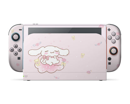 Lux Skins Nintendo Switch 2 Cinnamoroll Cloud Pink Full Set Skins - Anime Cinnamoroll Skin