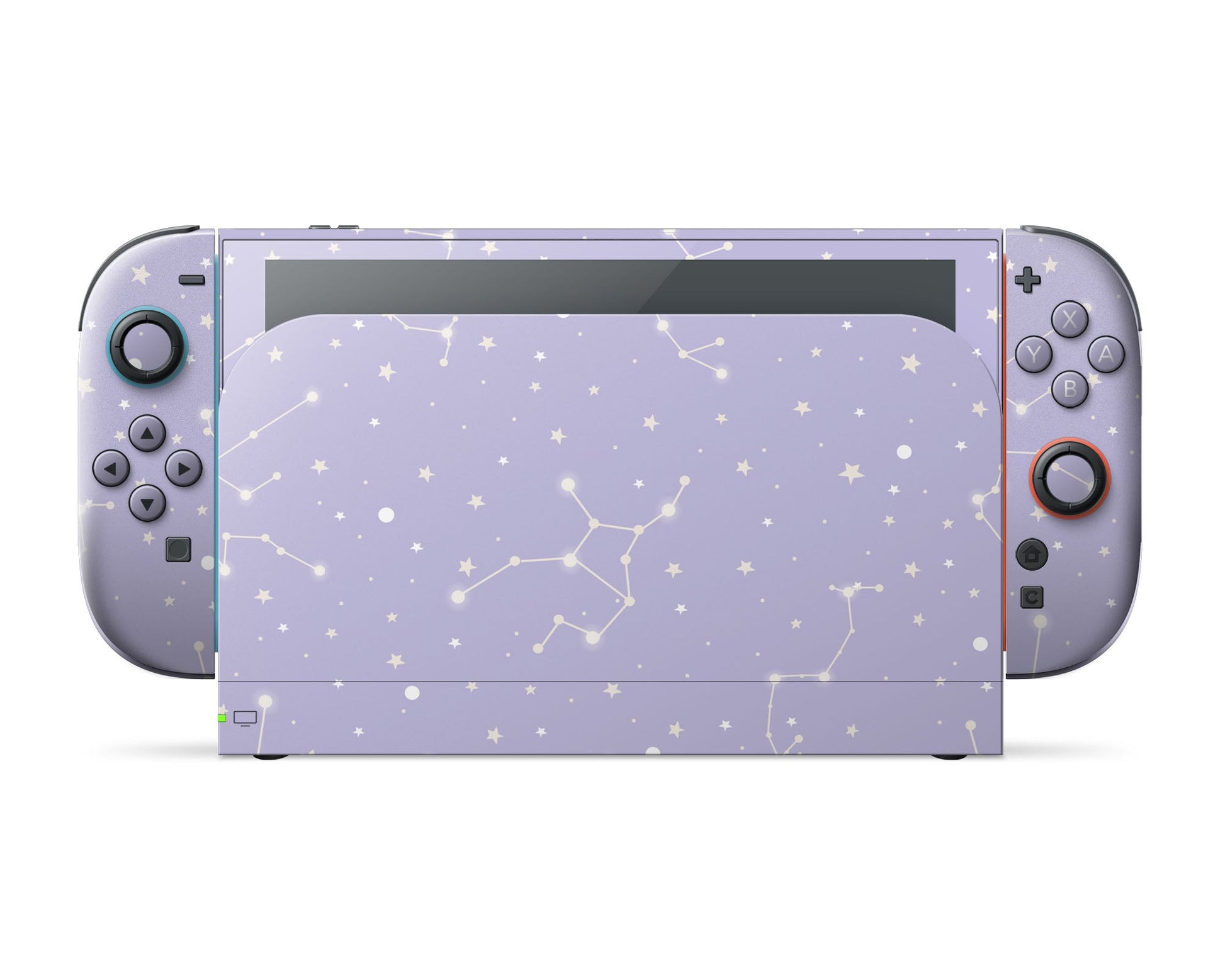 Lux Skins Nintendo Switch 2 Constellation Stargazing Purple Classic no logo Skins - Pattern Galaxy Skin