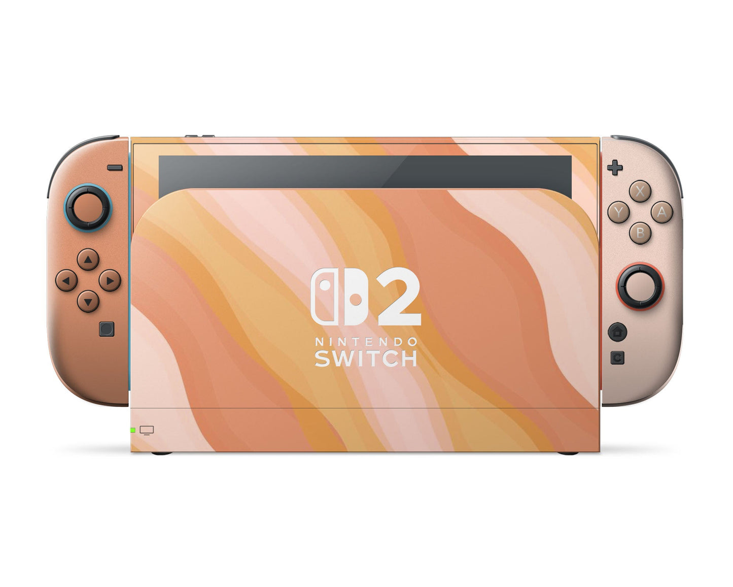 Lux Skins Nintendo Switch 2 Sunset in Santorini Nintendo logo Skins - Pattern Abstract Skin