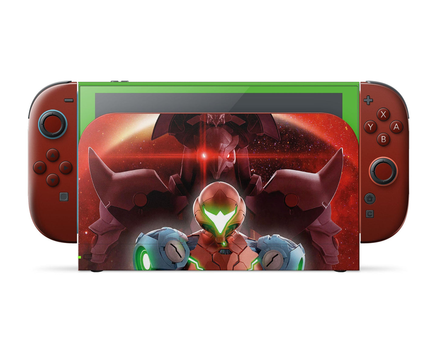 Lux Skins Nintendo Switch 2 Dark Metroid Dread Full Set Skins - Pop Culture Metroid Skin