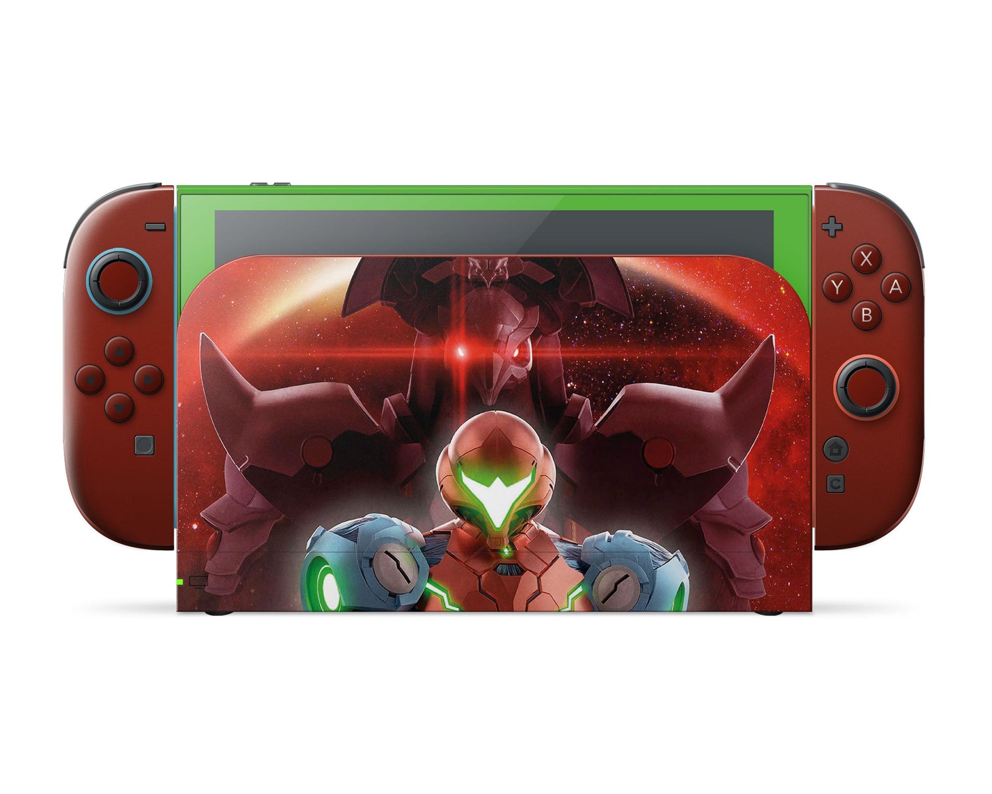 Lux Skins Nintendo Switch 2 Dark Metroid Dread Full Set Skins - Pop Culture Metroid Skin