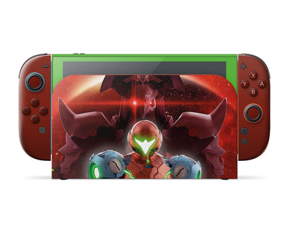 Lux Skins Nintendo Switch 2 Dark Metroid Dread Full Set Skins - Pop Culture Metroid Skin