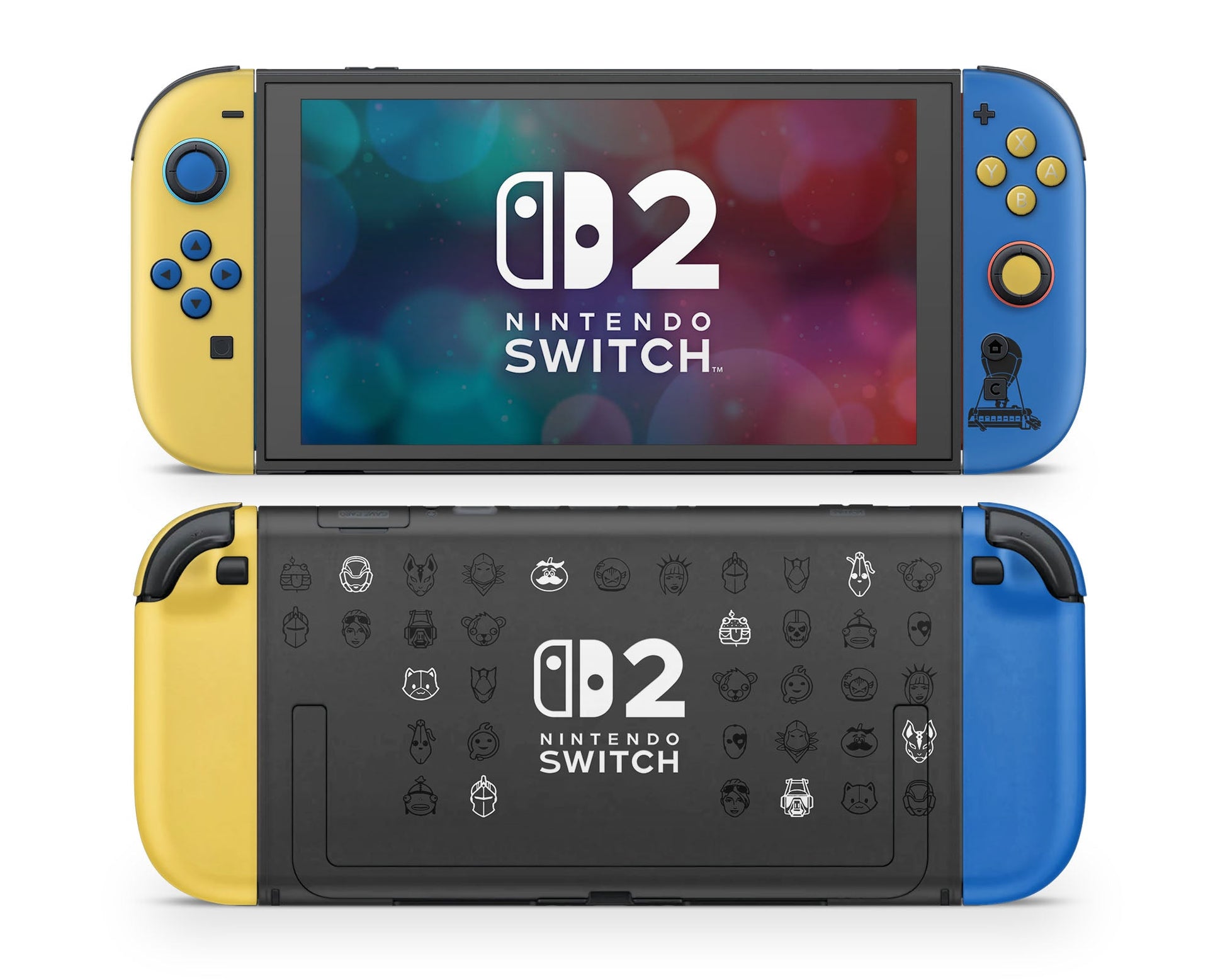 Lux Skins Nintendo Switch 2 Fornite Limited Edition Joycons Only Skins - Pop Culture Fortnite Skin