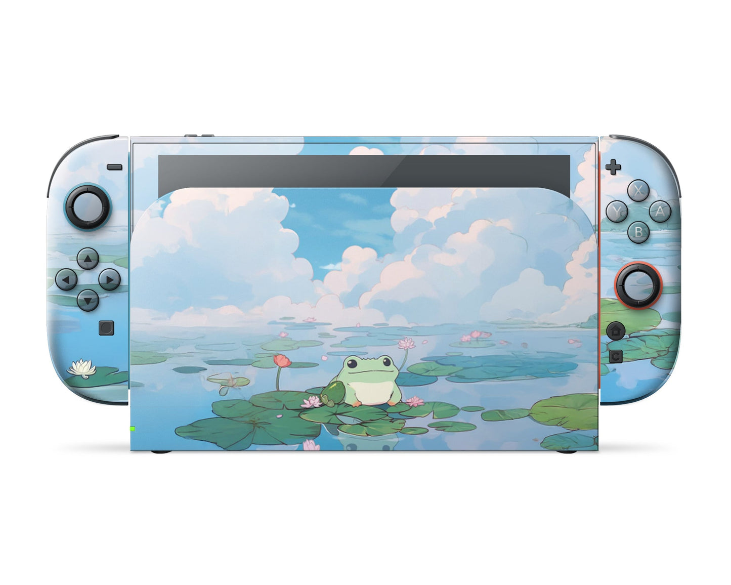 Lux Skins Nintendo Switch 2 Cute Lily Pad Frog Full Set Skins - Animal  Skin