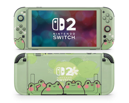 Lux Skins Nintendo Switch 2 Froggy Matcha Joycons Only Skins - Animal  Skin