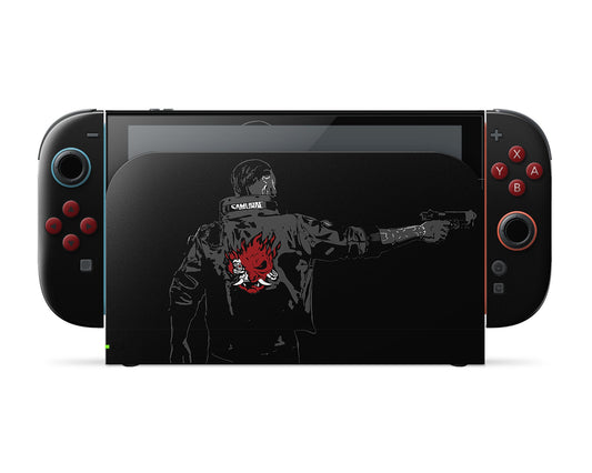 Lux Skins Nintendo Switch 2 Cyberpunk 2077 Samurai Jacket Full Set Skins - Pop culture Cyberpunk Skin