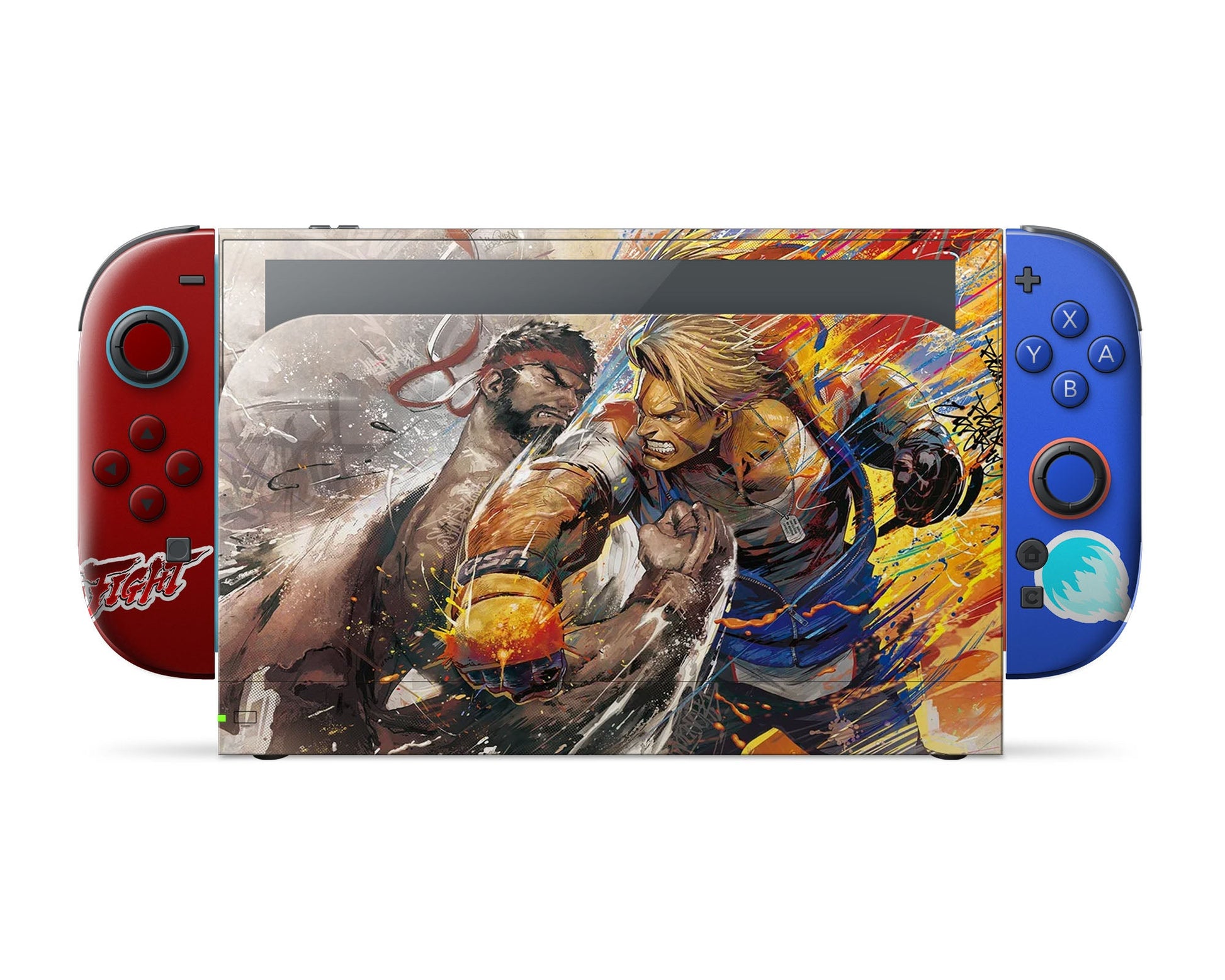 Lux Skins Nintendo Switch 2 Street Fighter Full Set Skins - Pop culture Street Fighter Skin