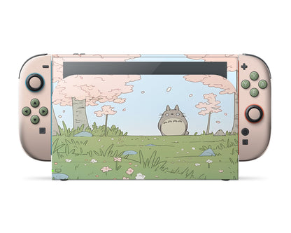Lux Skins Nintendo Switch 2 Totoro Pretty Pink Fields Full Set Skins - Pop culture Totoro Skin