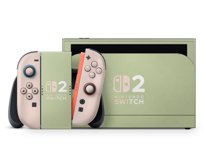Lux Skins Nintendo Switch 2 Strawberry Matcha Hearts logo Skins - Pattern Fruits Skin