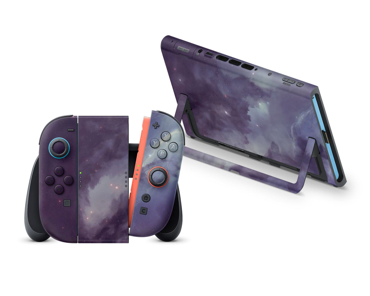 Purple Ethereal Galaxy Nintendo Switch 2 Skin