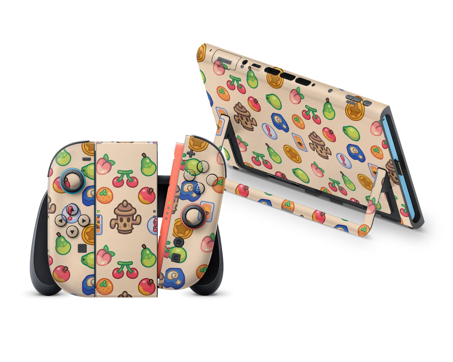 Cute Animal Crossing Icons Nintendo Switch 2 Skin