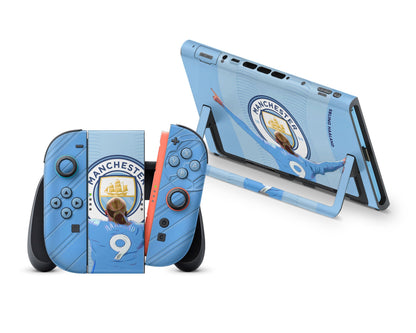 Manchester City Haaland Nintendo Switch 2 Skin