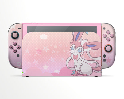Lux Skins Nintendo Switch 2 Fairy Sylveon Full Set Skins - Pop culture Pika Skin