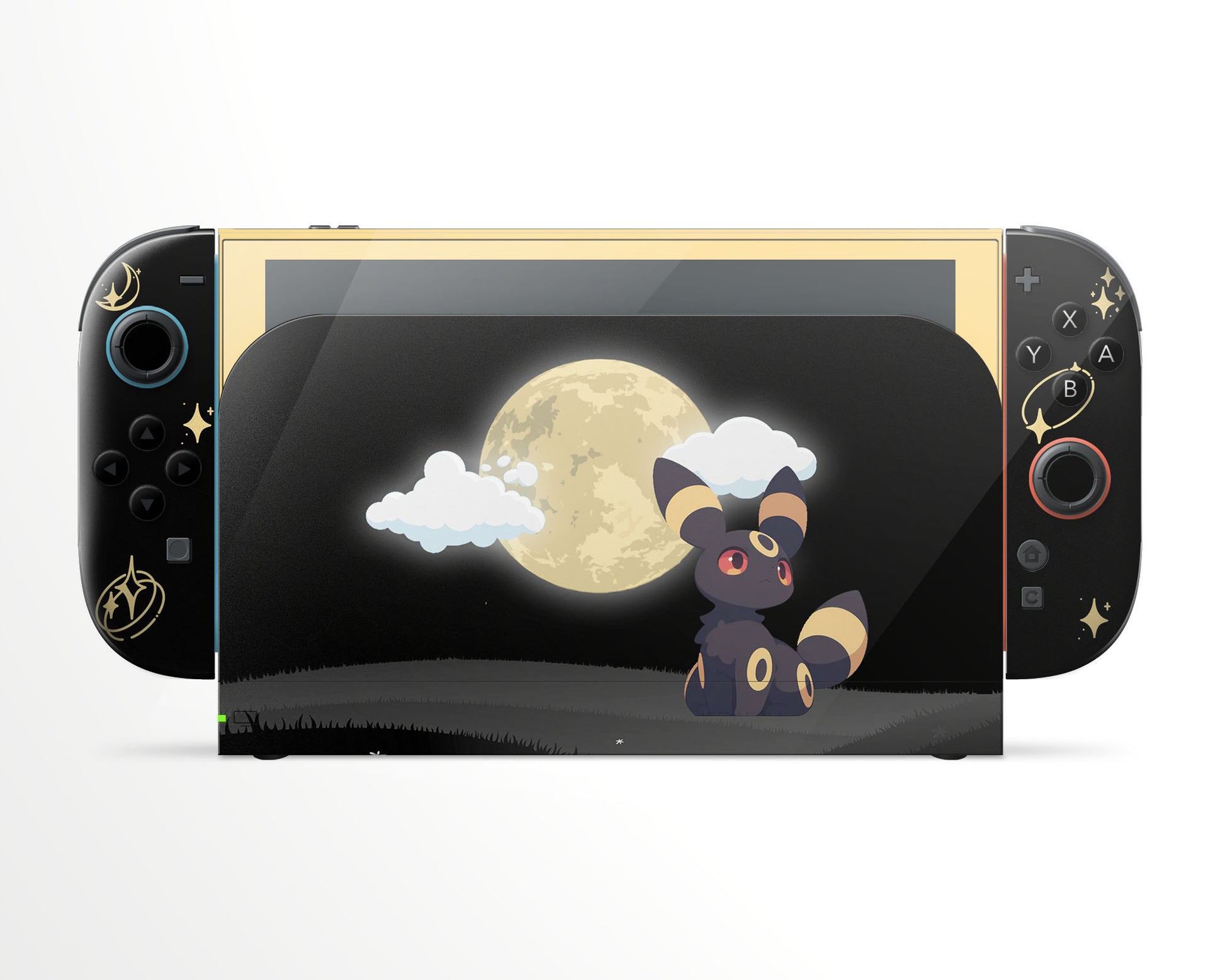 Lux Skins Nintendo Switch 2 Moonlight Umbreon Full Set Skins - Pop culture Pika Skin
