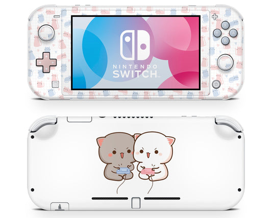Lux Skins Nintendo Switch Lite Gaming Cat Cute Pattern Full Set Skins - Art Animals Skin