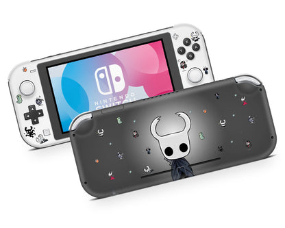 Lux Skins Nintendo Switch Lite Miniature Hollow Knight Full Set +Tempered Glass Skins - Pop culture Hollow Knight Skin